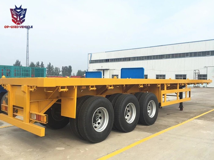 Triple Axle 40 Ft Flatbed Trailer Manufacturers, Triple Axle 40 Ft Flatbed Trailer Factory, Supply Triple Axle 40 Ft Flatbed Trailer