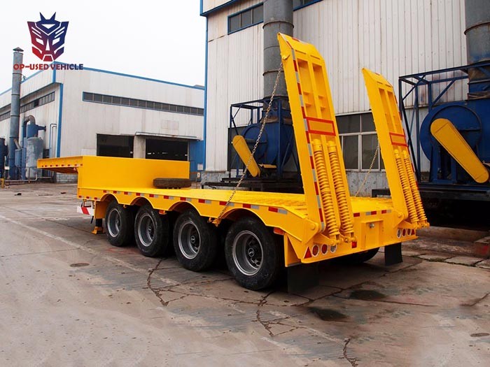 Used Second Hand 4 Axles Low Loaders Trailers
