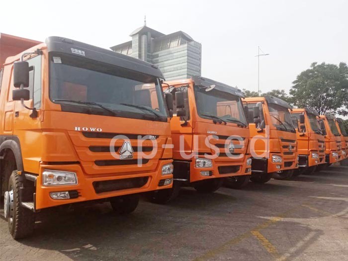6 conjuntos de caminhões basculantes usados ​​estão prestes a ser enviados