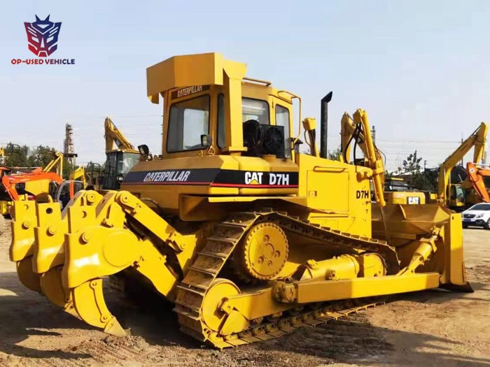 Cat D7H Bulldozer Transport Construction Equipment