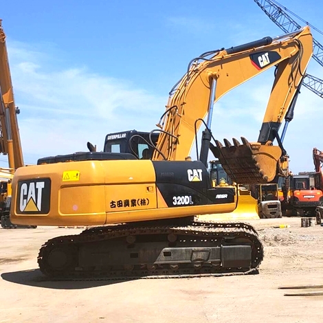 Hot sale uesd cat 325C Excavators Packing for port to Nigeria