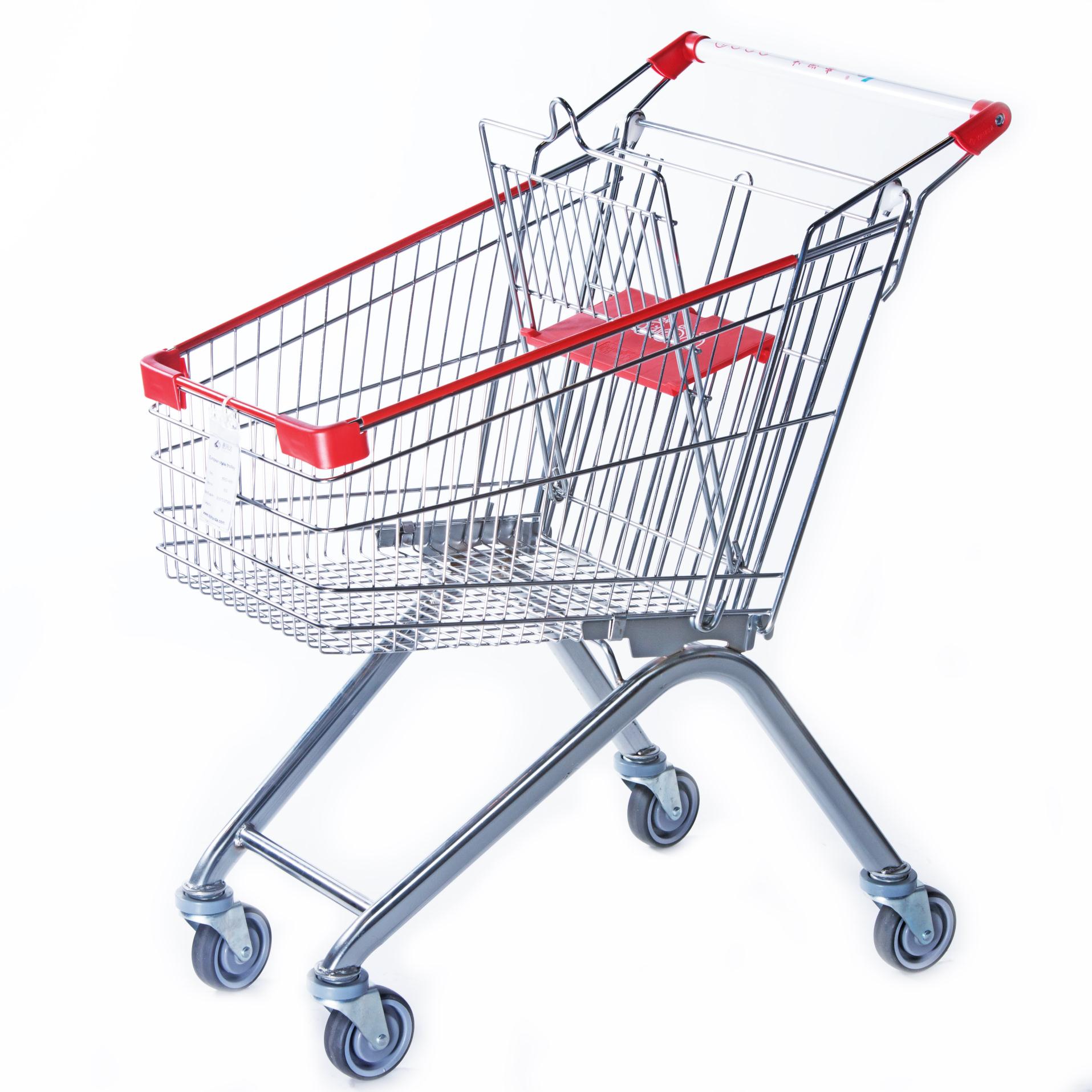 Chariot de supermarché 125L ou de libre service, Achat Vente Equipement et  rayonnage pour le magasin