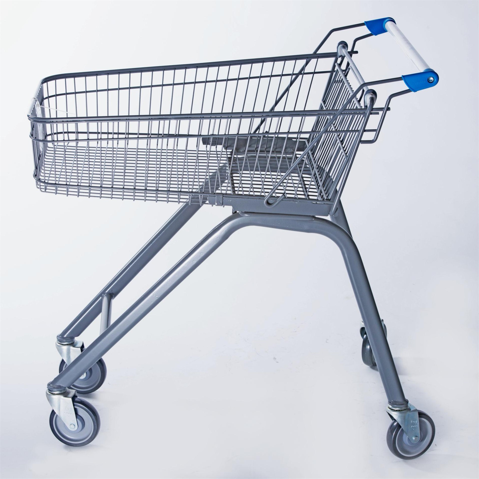 chrome shopping trolley 