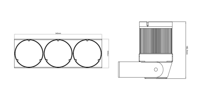 conduit lumières du stade