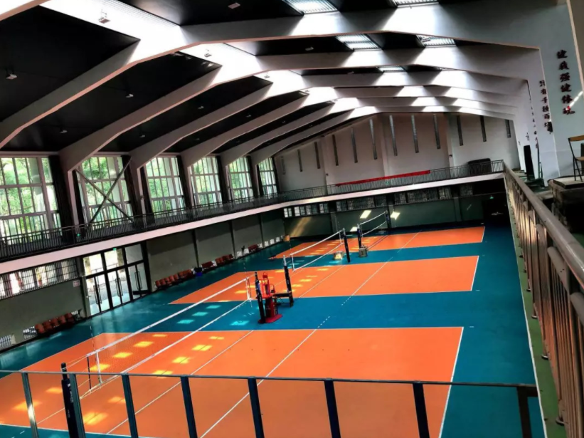 luz cancha de voleibol