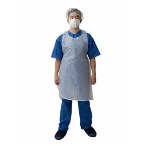 Delantal de PE impermeable desechable