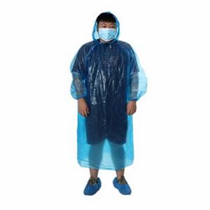 Poncho de capa de chuva de PE