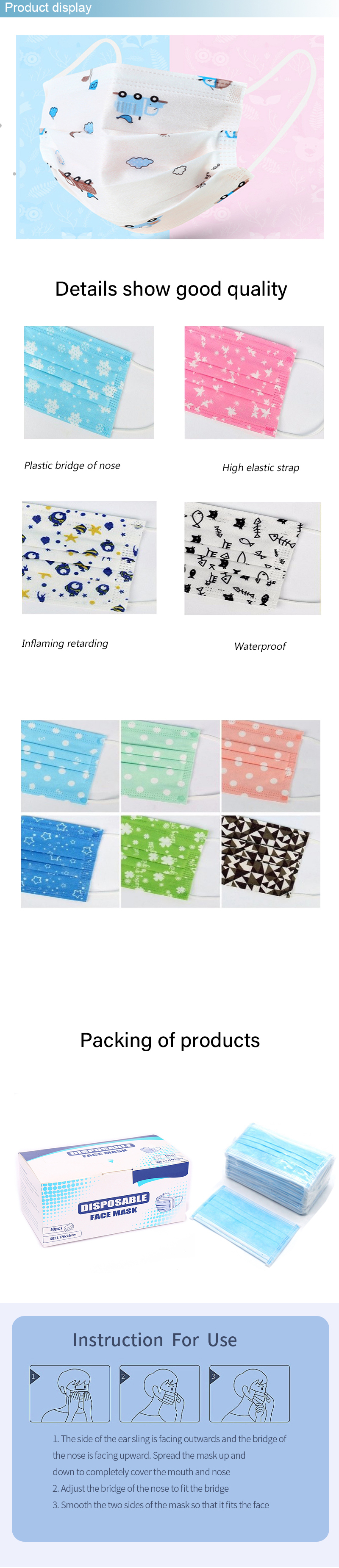face mask with earloop