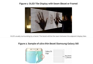 Seamless Display Tile With Fiber Optic Taper Array