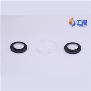 Oppervlakzwarte glasplaat