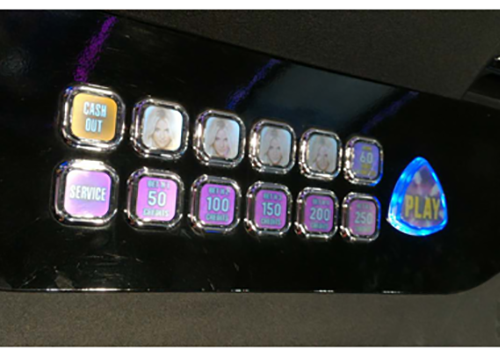 Mesa de juego interactiva de casino basada en placa de fibra óptica