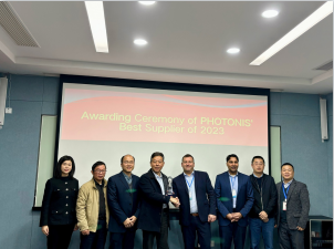 Wir gratulieren unserem Unternehmen herzlich zur Auszeichnung als PHOTONIS‘ weltweit bester Lieferant 2023