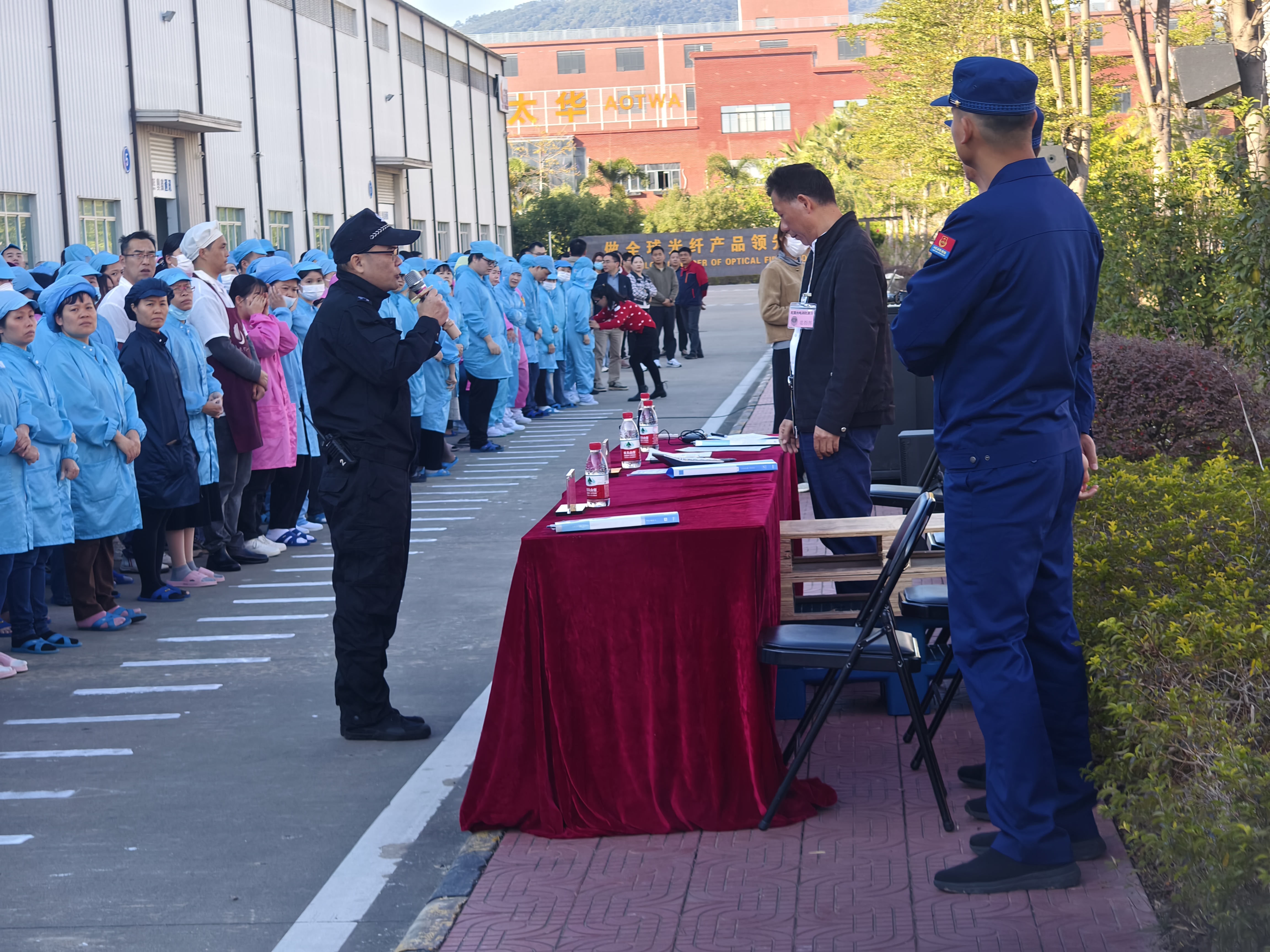 HONSUN lleva a cabo simulacros de evacuación en caso de incendio y capacitación en técnicas de seguridad contra incendios