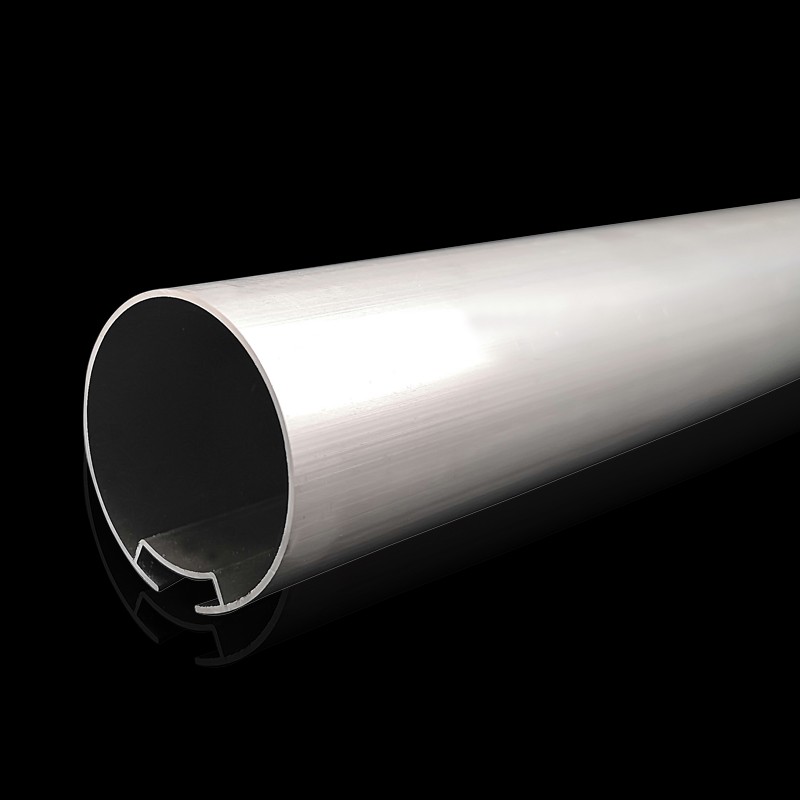 Tubo redondo de rodillo de aluminio crudo de 38 mm