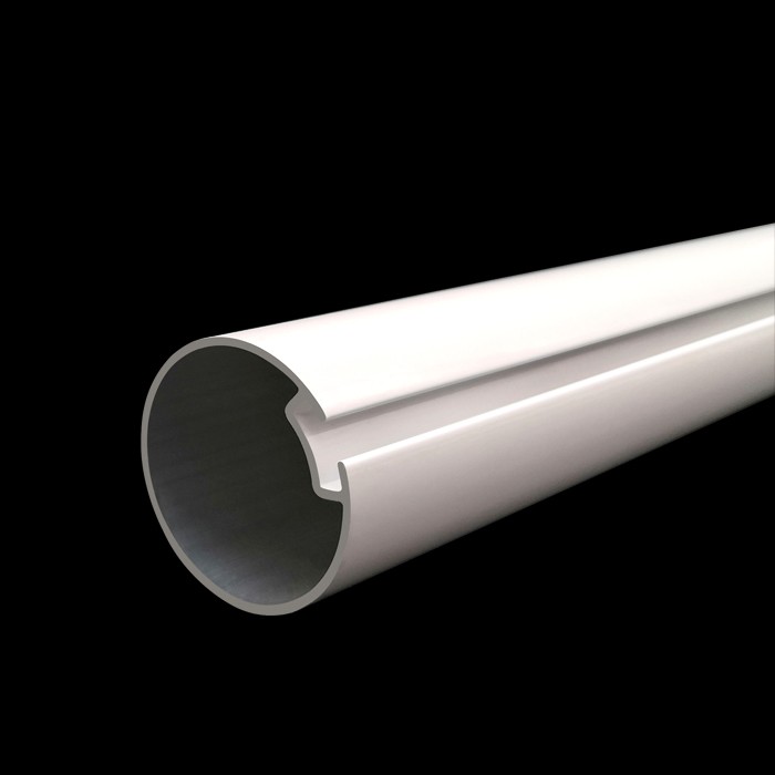 30 mm de aluminio color blanco tubo de la persiana