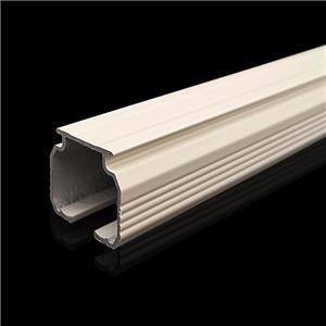 Luz dever de alumínio cortina pista