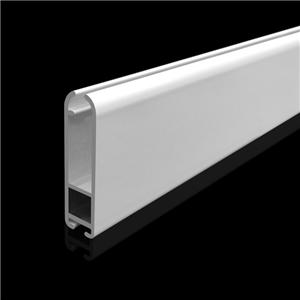 Powder Coated White Aluminium Roller Blind Bottom Rail