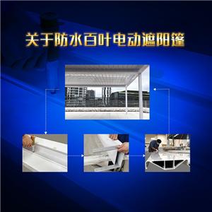关于防水百叶电动遮阳篷