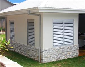 Aluminium externe vaste sluiter