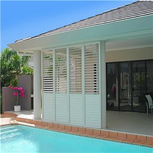 Aluminiowa zewnętrzna roleta przesuwna