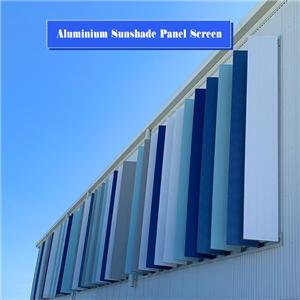 Aluminium Sonnenschutz Panel Screen