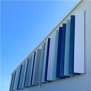 Ecran de panou din aluminiu