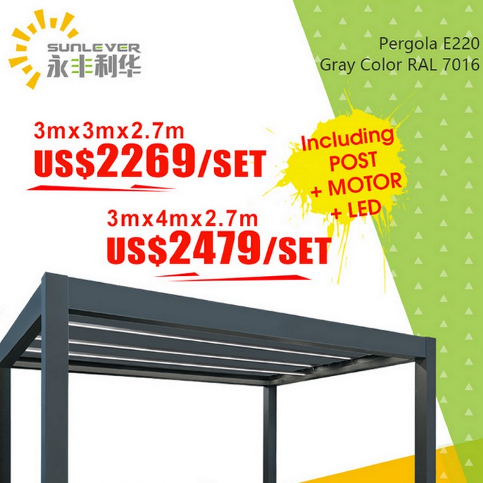 Vânzare de vară Pergola (iulie)