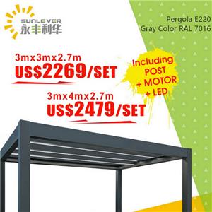 Rebajas de verano de pérgola (julio)