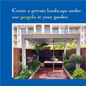 Pergola fazendo do seu jardim uma paisagem