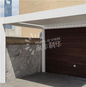 Pérgola de persianas en Lujiazui, Shanghai