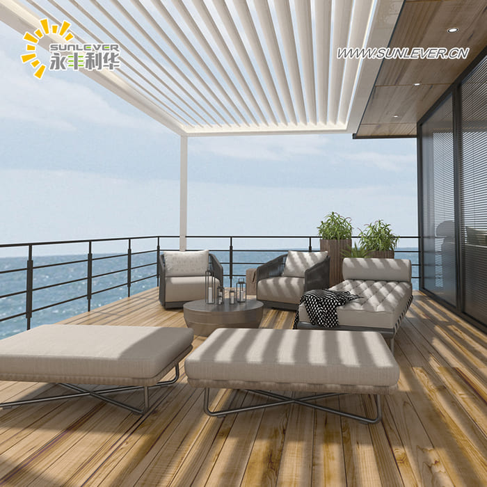 Pergola motorizată bioclimatică - simbolul puterii