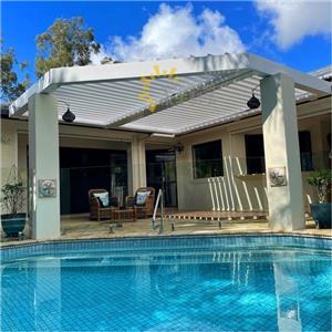 moderne Aluminium-Lamellendachpergola