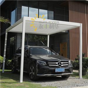 Manual control economic 3X3m louvered pergola