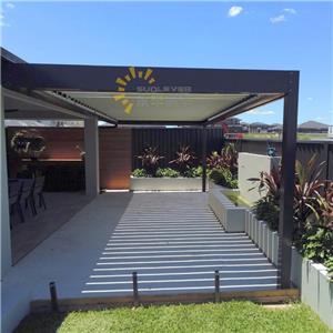 Handmatige bediening hoge concurrerende 3X3m lamellendak pergola