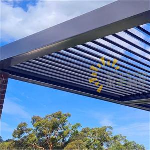 Sunlever Comandă manuală Pergola de acoperiș deschisă din aluminiu