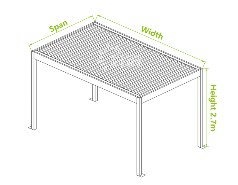 louvered patio roof