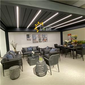 Elecric control high end 4.5X5m louvre awnings pergola