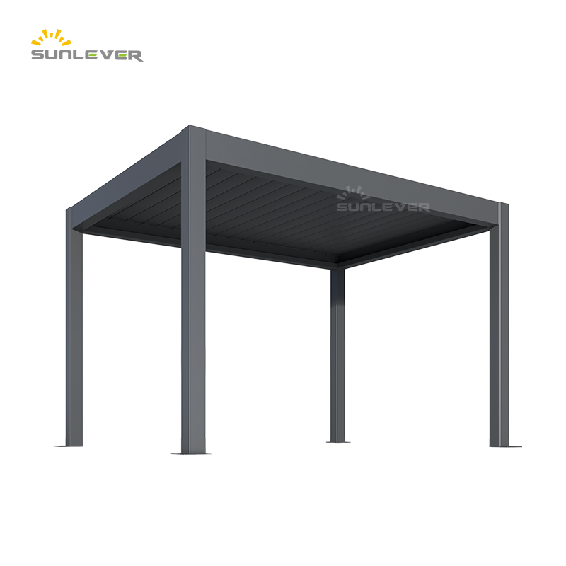 High quality Factory Outdoor Electric Alumimum louvered patio roof pergola