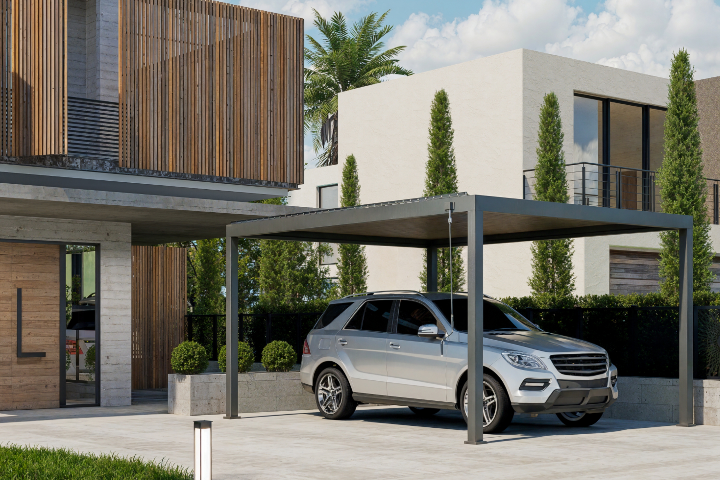 Aluminium Louvered Pergola