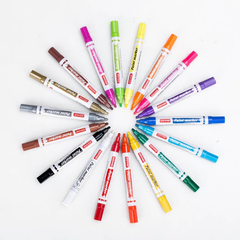 18 colors medium point pen