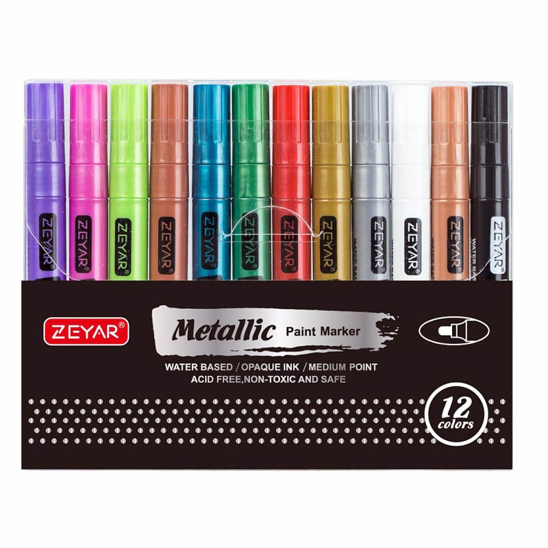 Metallic paint pens