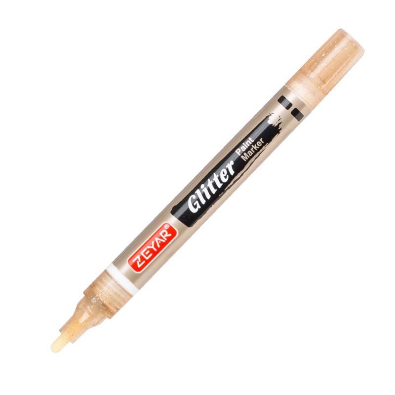12 colors medium glitter point pen 