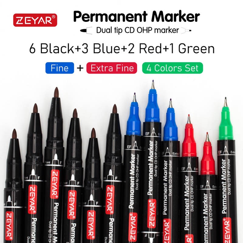 Twin Tip Permanent Markers 