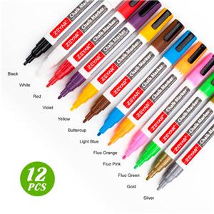 أقلام الطباشير ماركر 12 لون