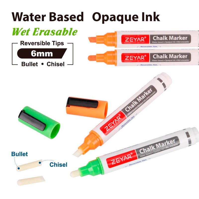 Chalk Marker 8 Colors Board Tip 