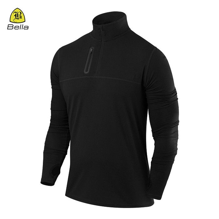 Veste de sport pour homme Thumb Hole Gym Black