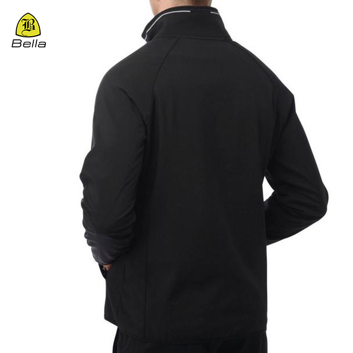 mens black fitness jacket