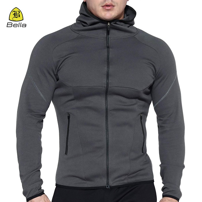 Vestes de sport de base pour hommes en polyester athlétique