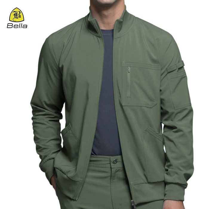 Pocket Active Wear Hommes Veste d'entraînement