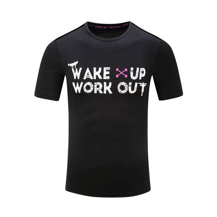 Training Dry Fit Man's Printed Shirts Yoga